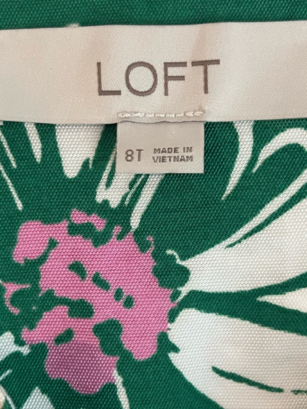 LOFT Floral Balloon Sleeve Button Down Midi Pocket Dress - Picture 4 of 7